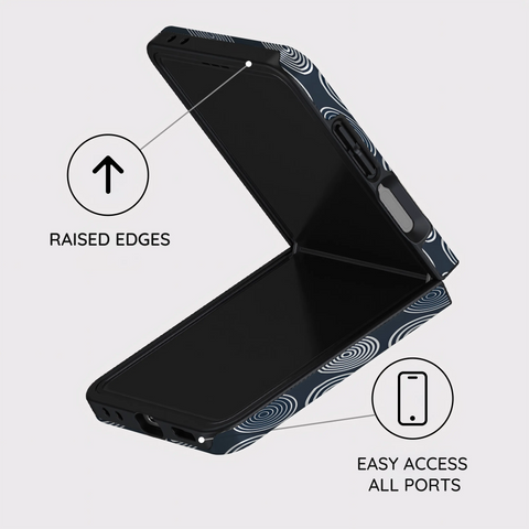 Pulse Rings - Samsung Galaxy Z Flip 7 Case