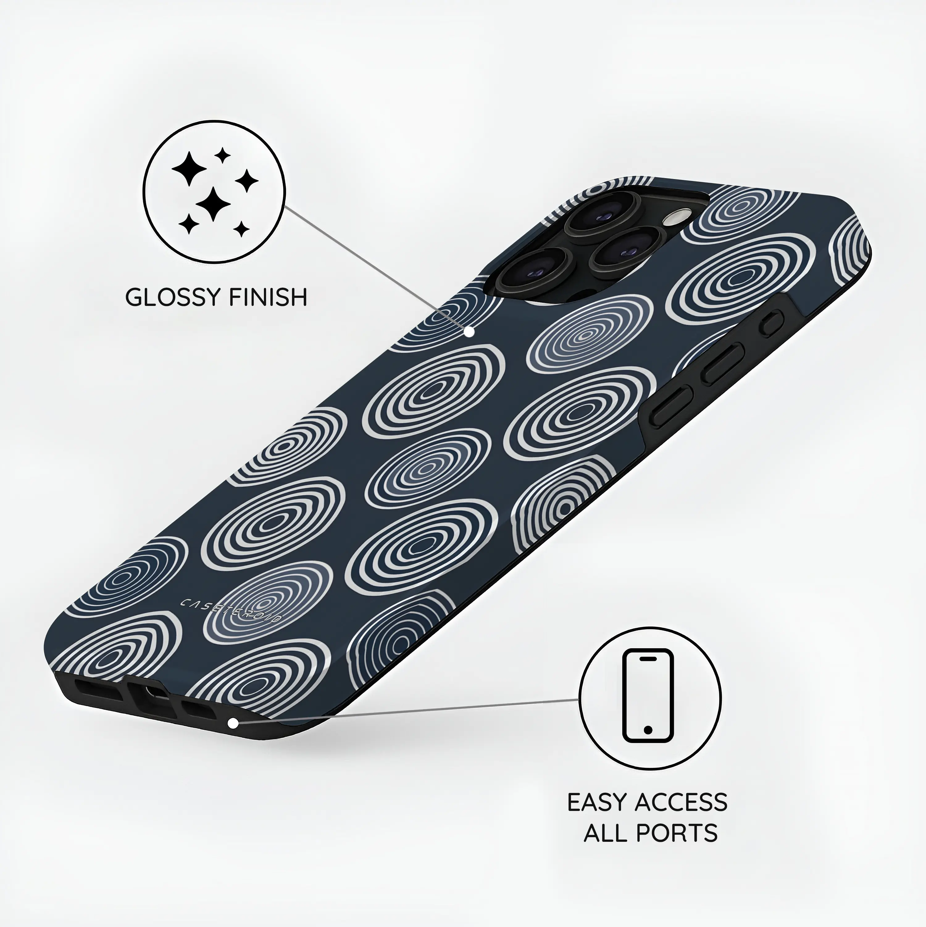 Pulse Rings - iPhone 15 Pro Case