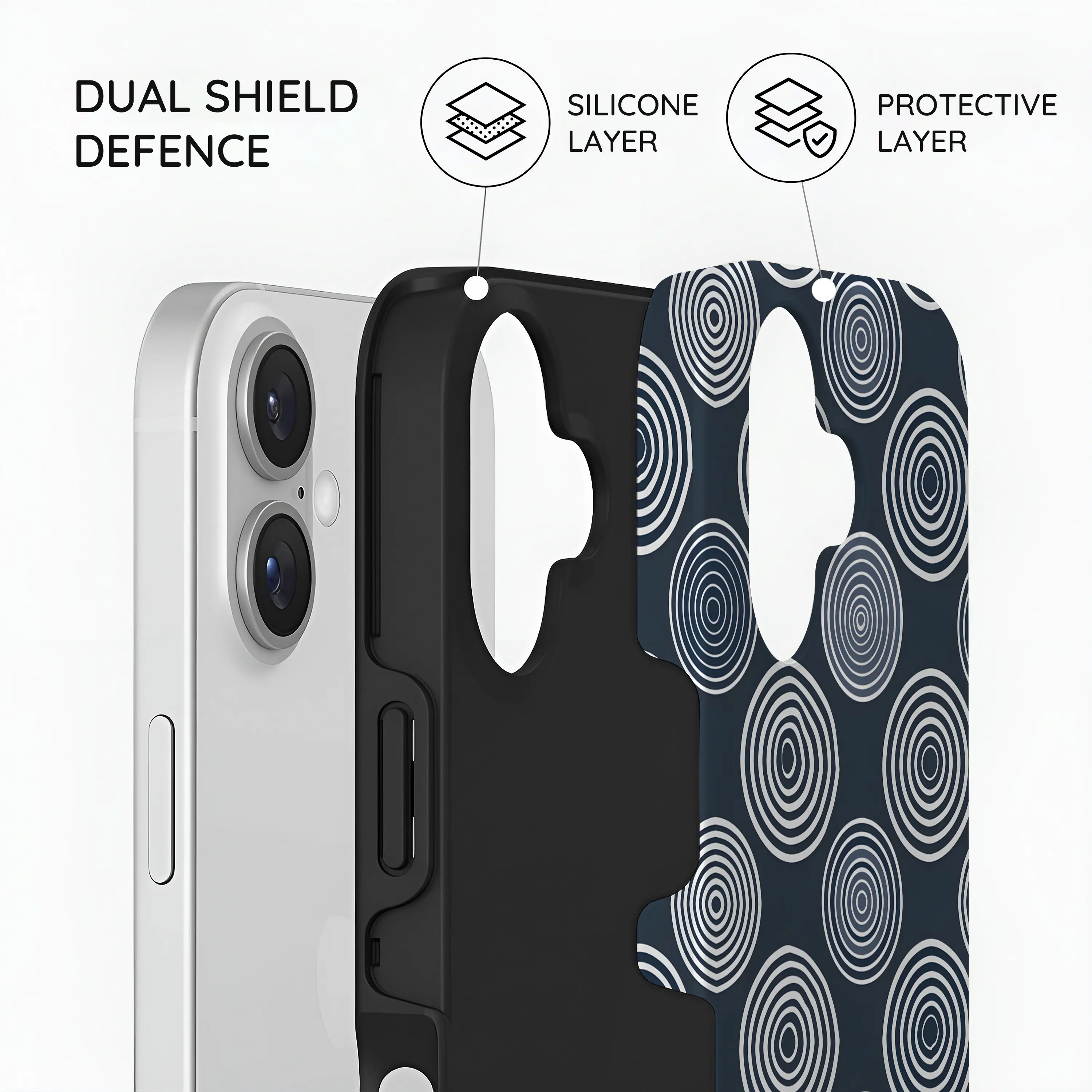 Pulse Rings - iPhone 16 Case