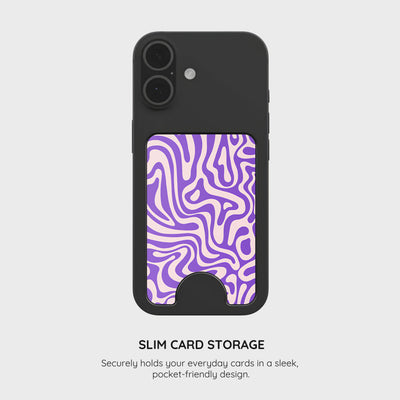Purple Haze - Magnetic Wallet & Stand