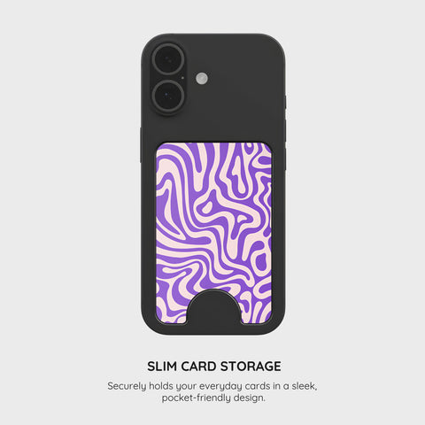 Purple Haze - Magnetic Wallet & Stand