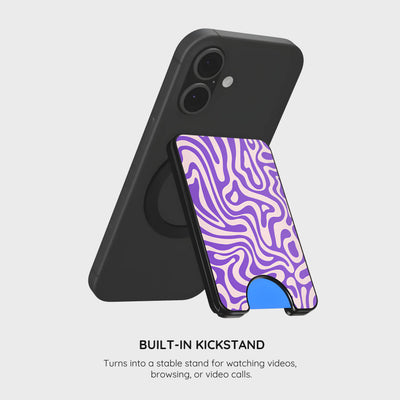 Purple Haze - Magnetic Wallet & Stand