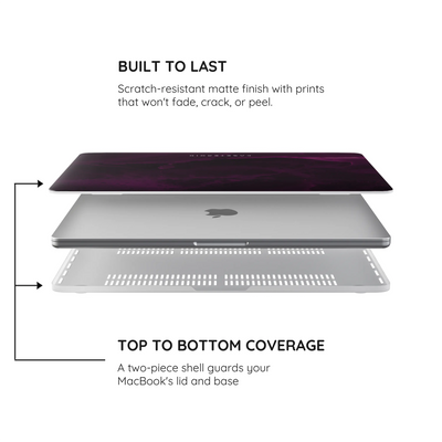 Purple Nebula Burst - MacBook Air Case