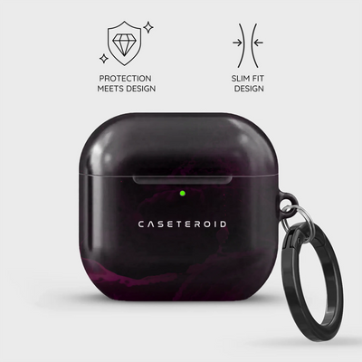 Purple Nebula Burst - AirPods 4 Case