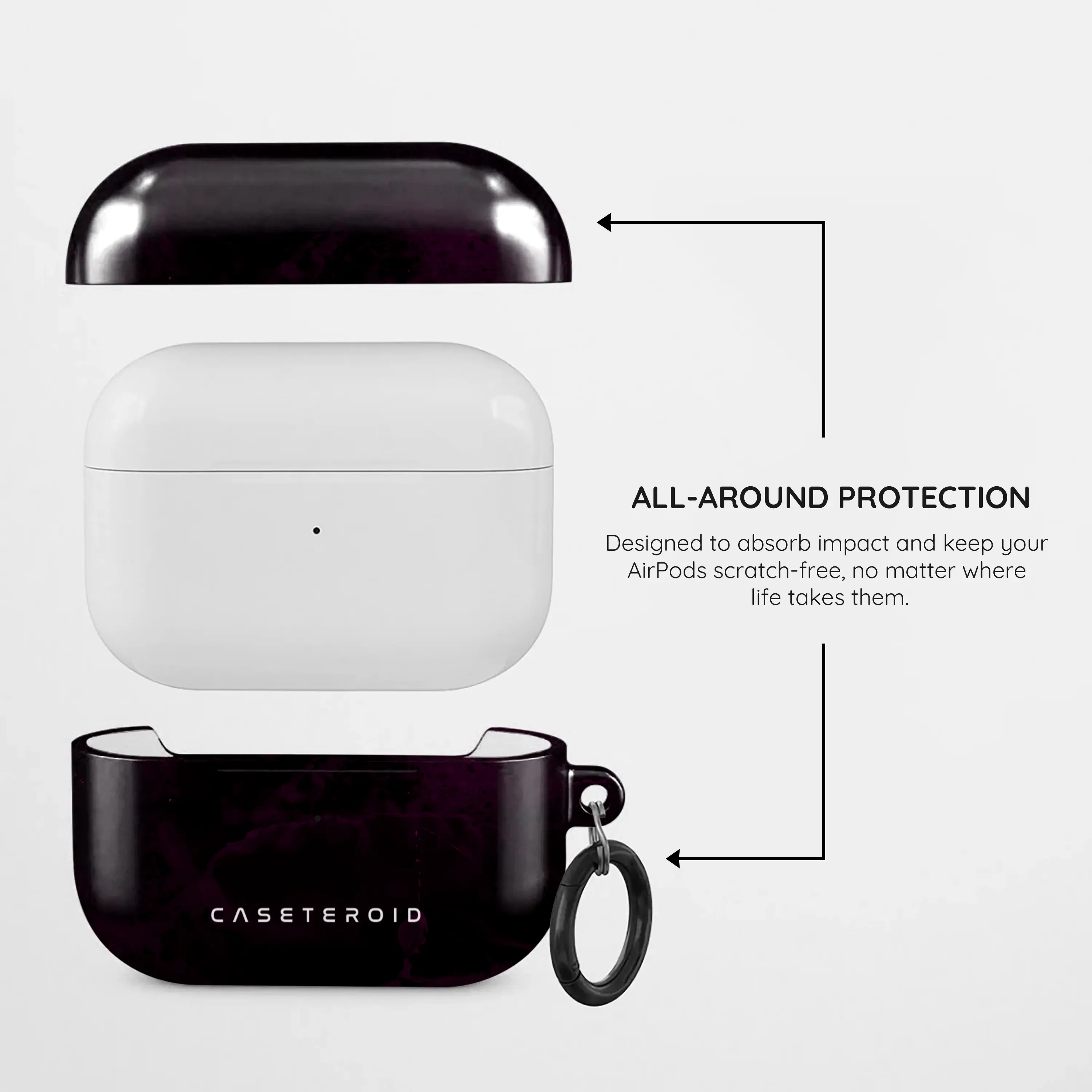 Purple Nebula Burst - AirPods Pro Case
