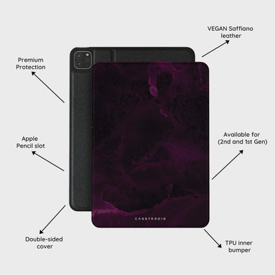 Purple Nebula Burst - iPad Pro 11 (2nd/1st Gen) Case