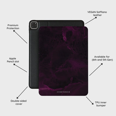 Purple Nebula Burst - iPad Pro 12.9 (6th/5th Gen) Case