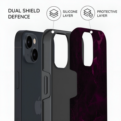 Purple Nebula Burst - iPhone 13 Case