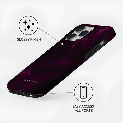 Purple Nebula Burst - iPhone 13 Pro Case