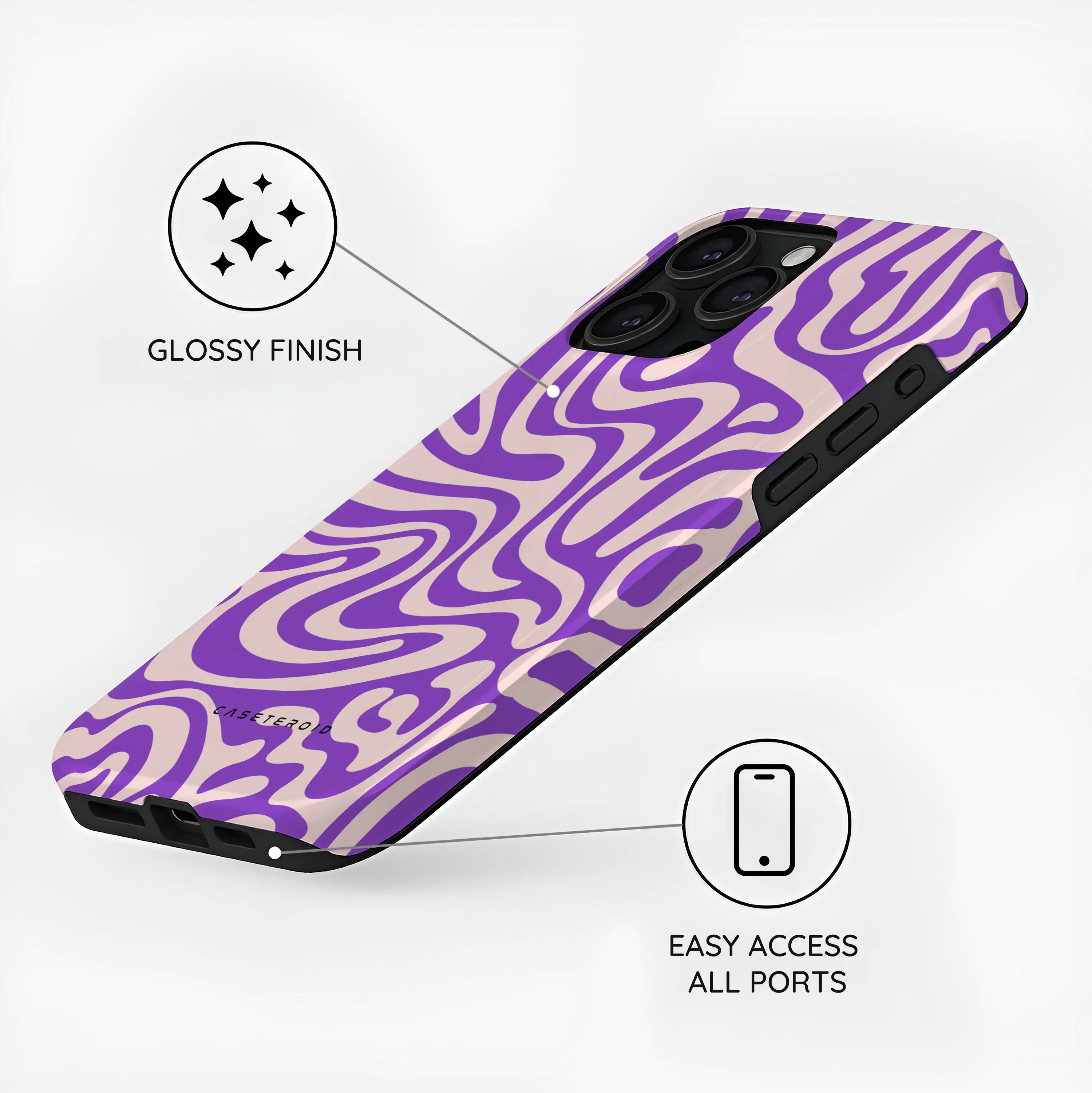 Purple Haze - iPhone 15 Pro Max Case
