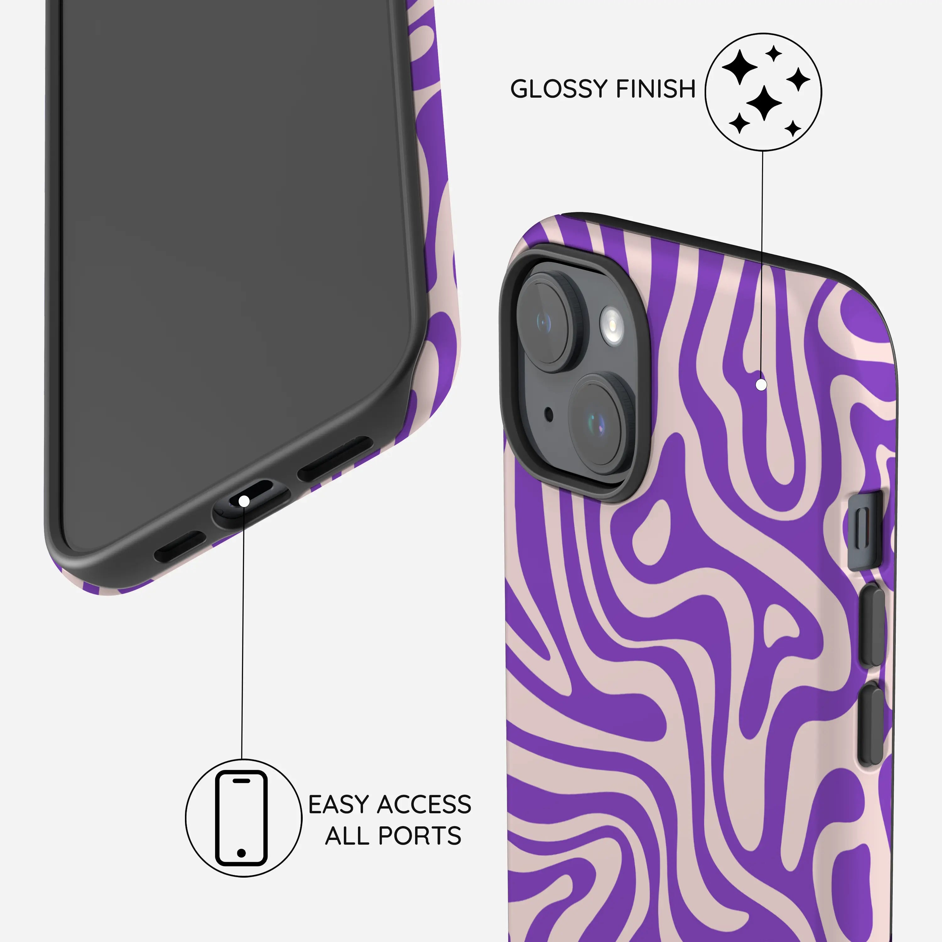 Purple Haze - iPhone 15 Plus Case
