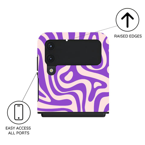 Purple Haze - Samsung Galaxy Z Flip 4 Case