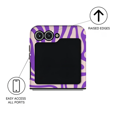 Purple Haze - Samsung Galaxy Z Flip 6 Case