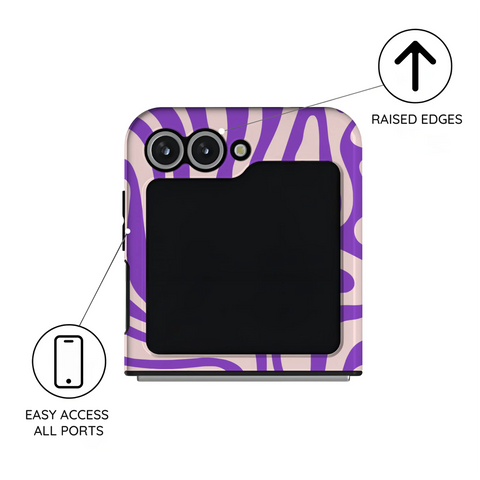 Purple Haze - Samsung Galaxy Z Flip 6 Case