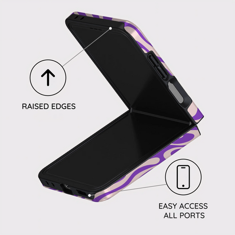 Purple Haze - Samsung Galaxy Z Flip 7 Case