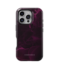 iPhone Tough Case with MagSafe - Purple Nebula Burst - CASETEROID