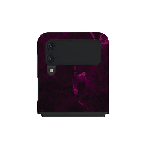 Purple Nebula Burst - Samsung Galaxy Z Flip 4 Case