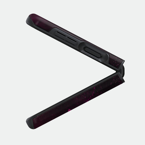 Purple Nebula Burst - Samsung Galaxy Z Flip 4 Case