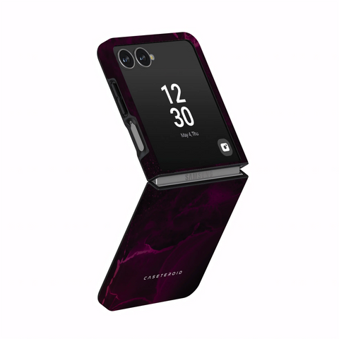 Purple Nebula Burst - Samsung Galaxy Z Flip 7 Case