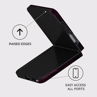Purple Nebula Burst - Samsung Galaxy Z Flip 7 Case