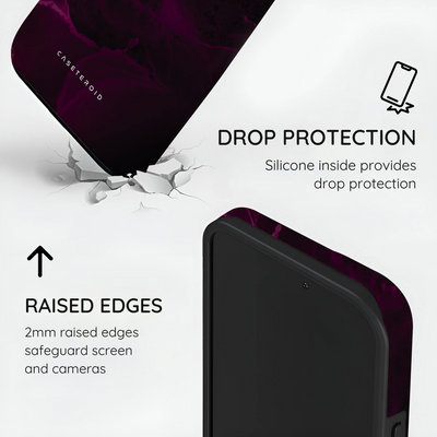 Purple Nebula Burst - iPhone 13 Case