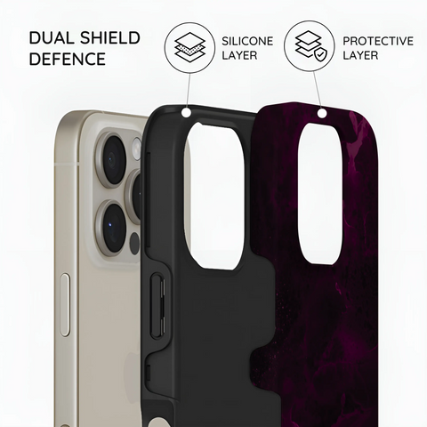 Purple Nebula Burst - iPhone 16 Pro Max Case