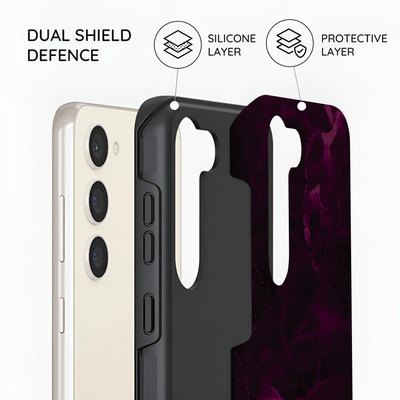 Purple Nebula Burst - Samsung Galaxy S23 Case