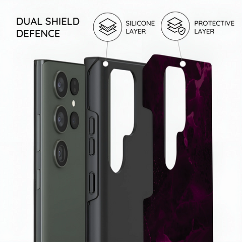 Purple Nebula Burst - Samsung Galaxy S23 Ultra Case