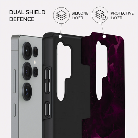 Purple Nebula Burst - Samsung Galaxy S25 Ultra Case