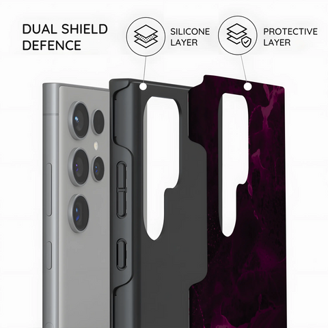 Purple Nebula Burst - Samsung Galaxy S24 Ultra Case