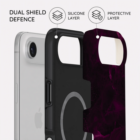 Purple Nebula Burst - iPhone Air Case