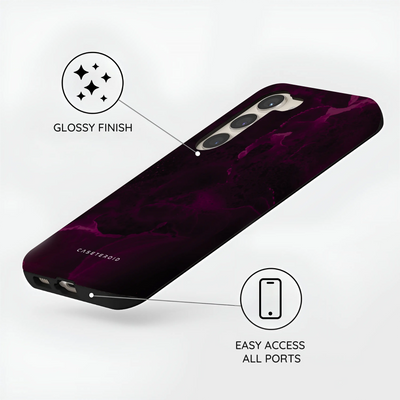 Purple Nebula Burst - Samsung Galaxy S23 Case