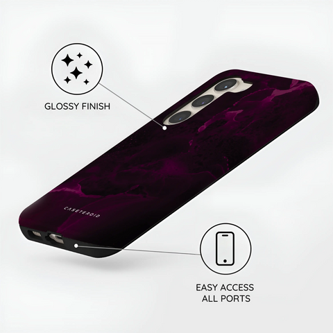 Purple Nebula Burst - Samsung Galaxy S23 Plus Case