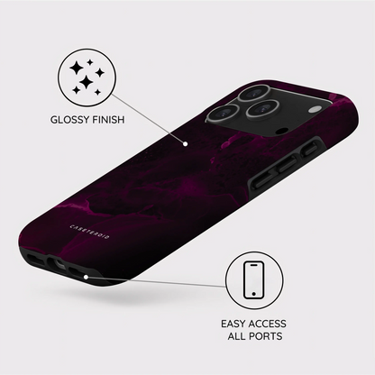 Purple Nebula Burst - iPhone 17 Pro Case