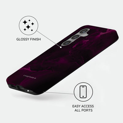 Purple Nebula Burst - Samsung Galaxy S24 Case