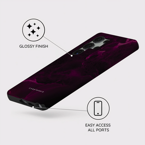 Purple Nebula Burst - Samsung Galaxy S25 Ultra Case