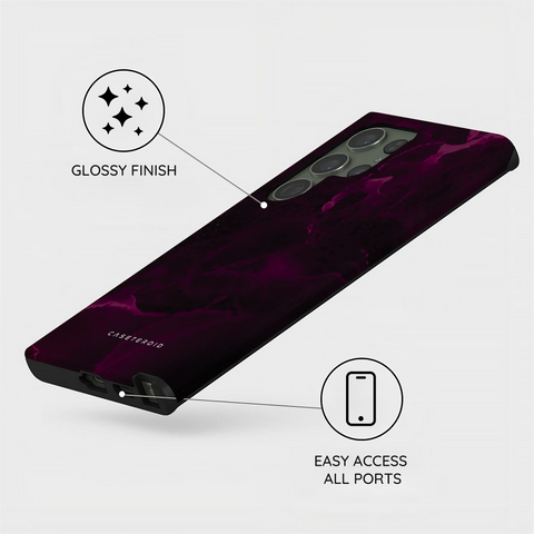 Purple Nebula Burst - Samsung Galaxy S23 Ultra Case