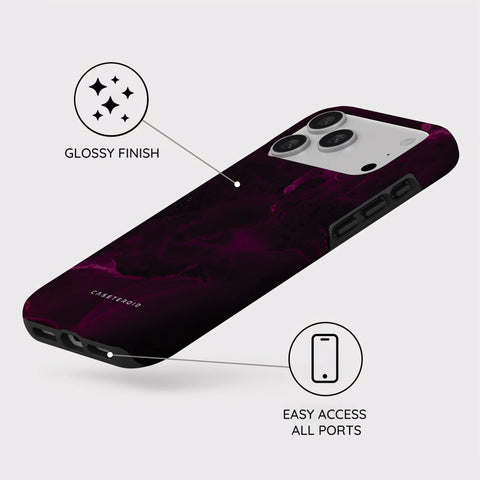 Purple Nebula Burst - iPhone 17 Pro Max Case