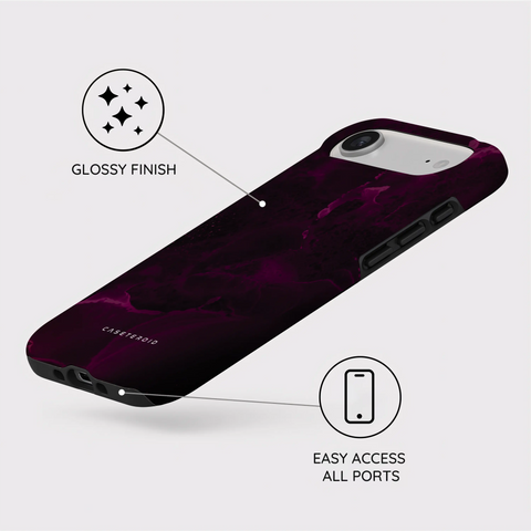 Purple Nebula Burst - iPhone Air Case