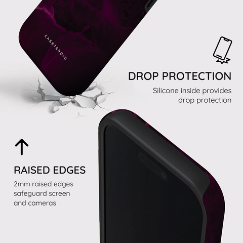 Purple Nebula Burst - iPhone Air Case