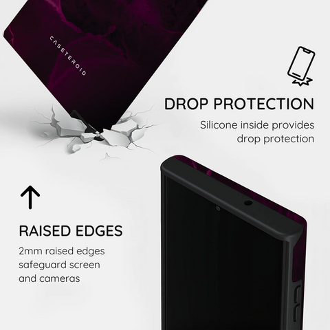 Purple Nebula Burst - Samsung Galaxy S23 Ultra Case