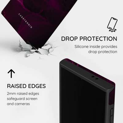 Purple Nebula Burst - Samsung Galaxy S24 Ultra Case