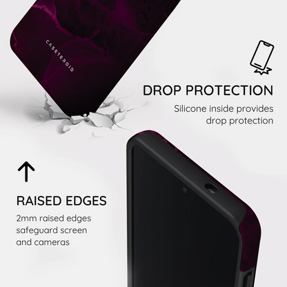 Purple Nebula Burst - Samsung Galaxy S25 Case