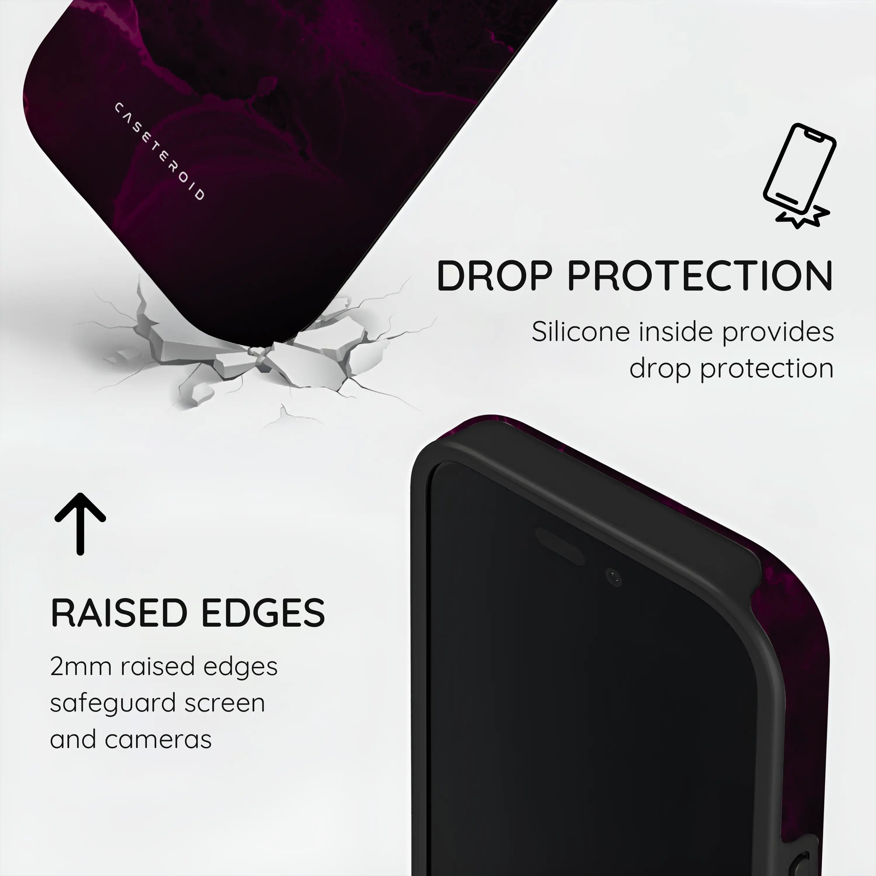 Purple Nebula Burst - iPhone 16 Case