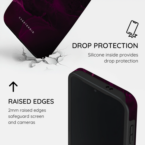Purple Nebula Burst - Samsung Galaxy S24 Case
