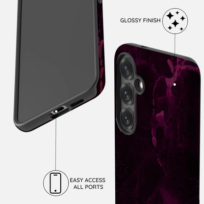 Purple Nebula Burst - Samsung Galaxy S23 Case