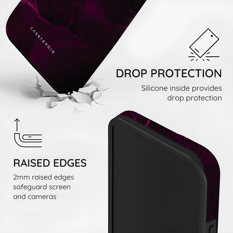 Purple Nebula Burst - iPhone 15 Plus Case