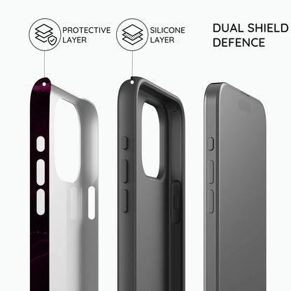 Purple Nebula Burst - iPhone 15 Pro Case