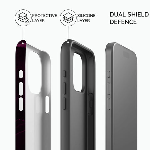 Purple Nebula Burst - iPhone 15 Pro Max Case