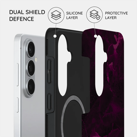 Purple Nebula Burst - Samsung Galaxy S26 Plus Case